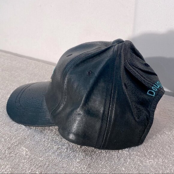 Vintage Black Leather Hartwell Oilfield Hat - Picture 4 of 9